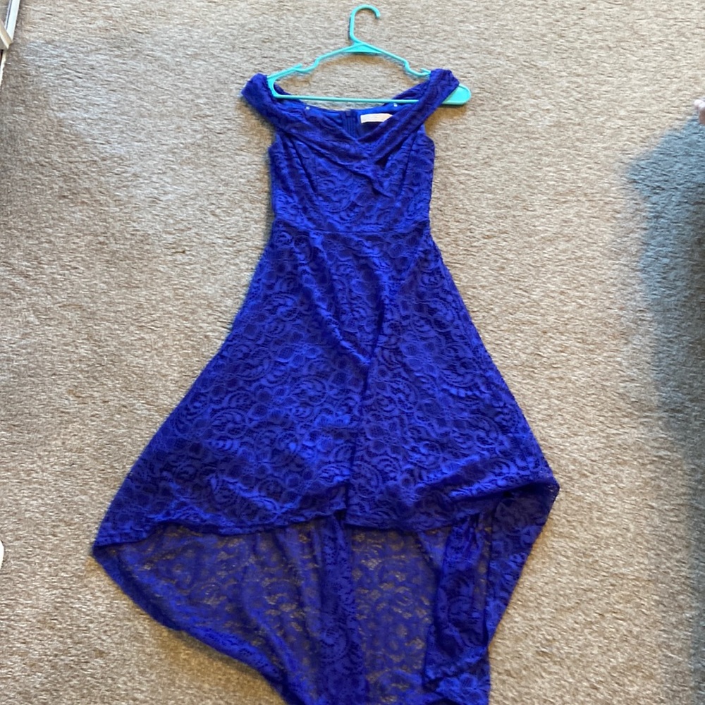 Beautiful Lace Royal Blue formal dress